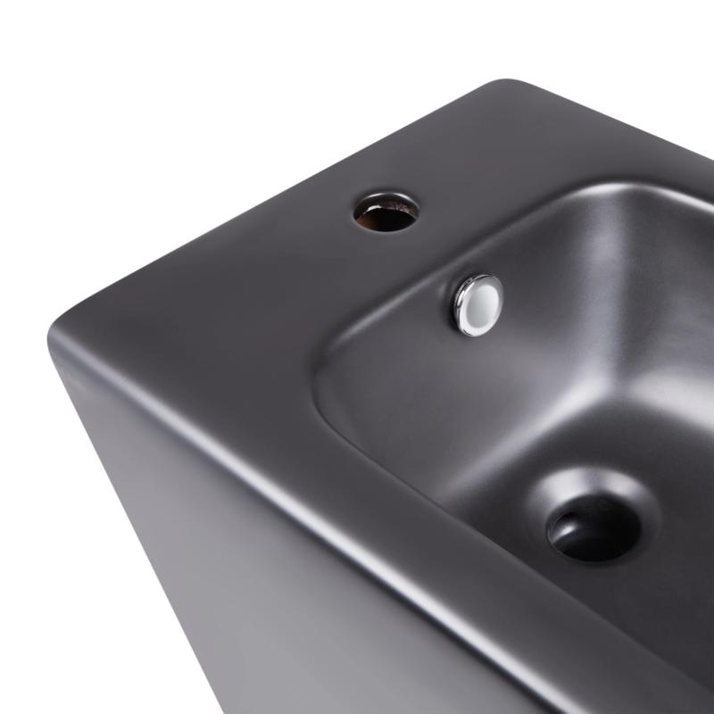 Акційний набір: Унітаз напольний Robin Ultra Quiet QT13226083AMB 660x360x855 Black + Біде напольне Robin QT13442141CMB 565x360x405 Black — фото 7