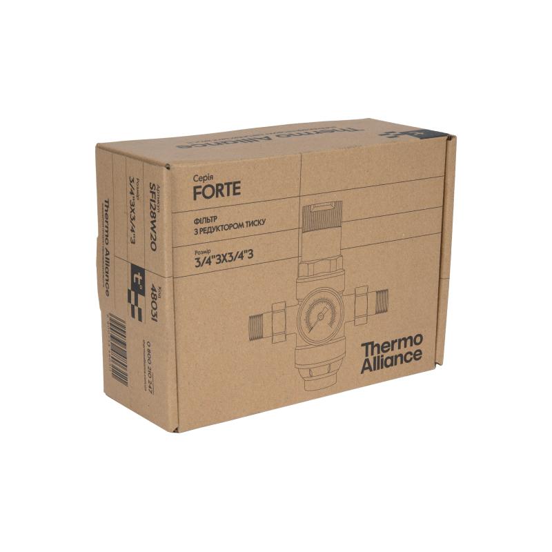 Фільтр самопромивний Thermo Alliance Forte 3/4" з редуктором для холодної води SF128W20 — фото 8