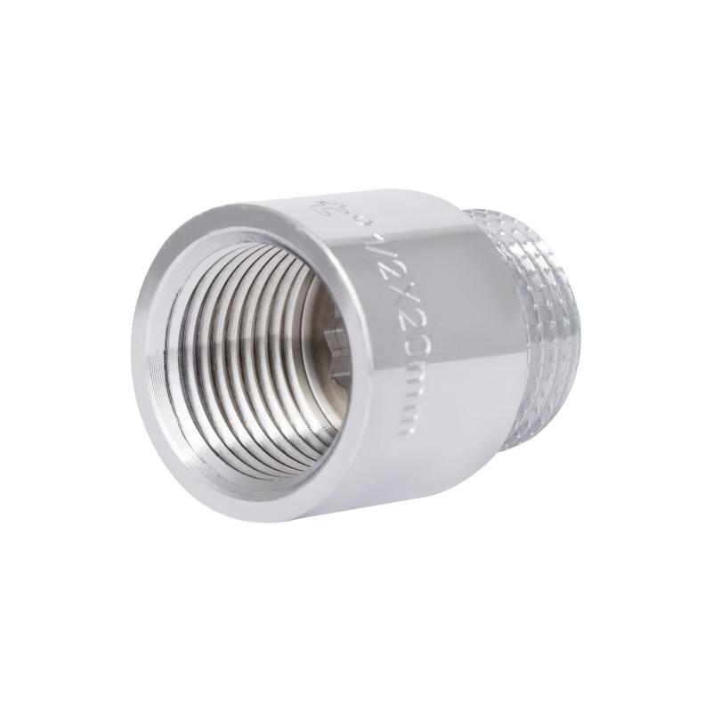 Подовжувач хромований Thermo Alliance Forte 1/2"ВЗ, L=20 мм TAF1301520 — фото 3