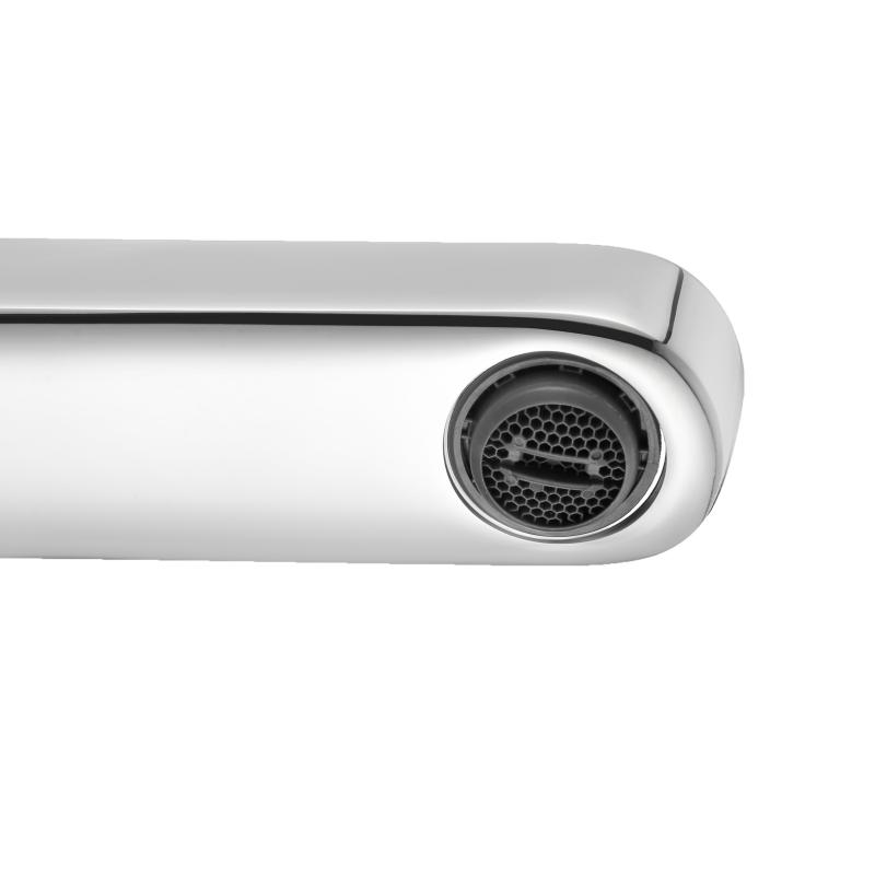 Змішувач латунний для раковини Lidz Astra 001FH високий (k35) LDAST001FHCRM48090 Chrome — фото 4