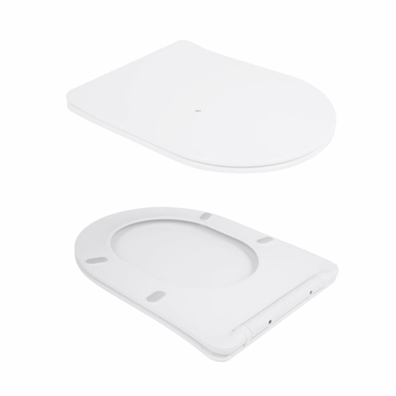 Унітаз підвісний Qtap Scorpio безободковий Ultra Quiet з сидінням Soft-close QT14332380ASW — фото 8