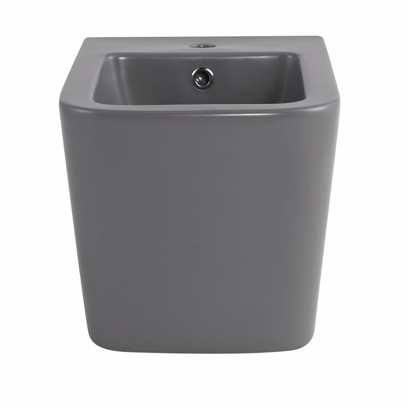 Біде підвісне  Qtap Tern 520x350x330 мм, Stone grey QT17551303GSG — фото 3