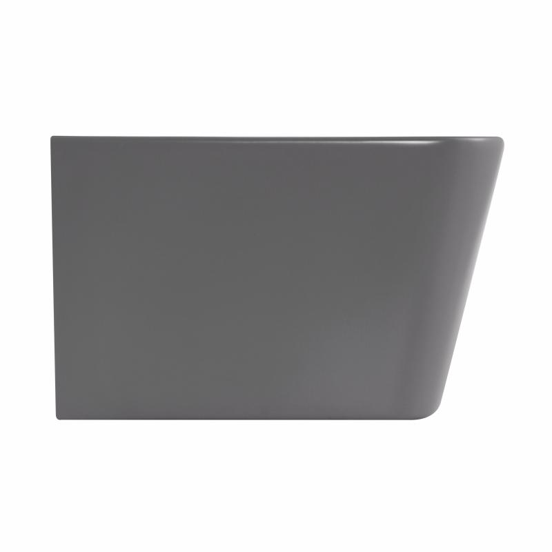 Біде підвісне  Qtap Tern 520x350x330 мм, Stone grey QT17551303GSG — фото 4