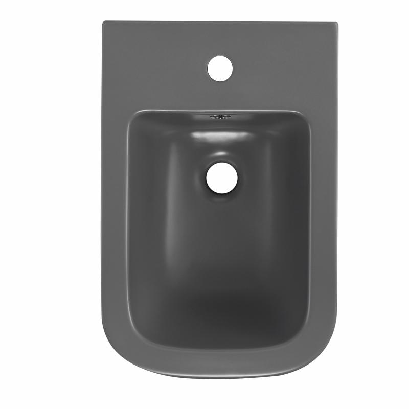 Біде підвісне  Qtap Tern 520x350x330 мм, Stone grey QT17551303GSG — фото 7