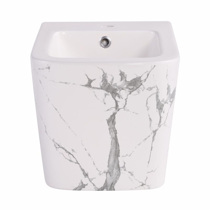 Біде підвісне Qtap Tern 520x350x330 мм, Marble QT17551303GMR — фото 3