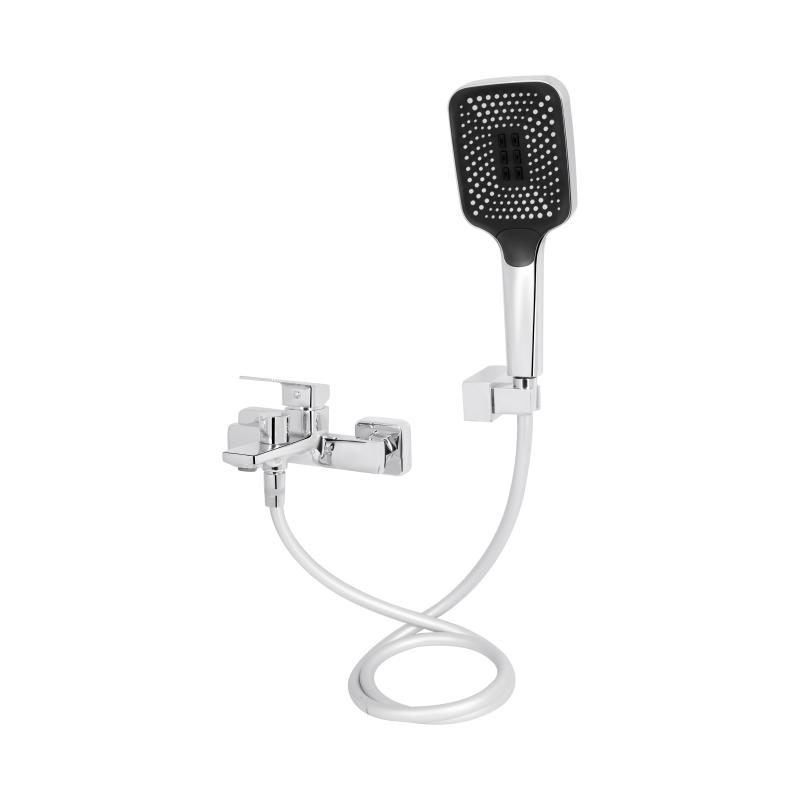 Змішувач для ванни Qtap Capricorn з душовим гарнітуром Chrome (k35) QTCAP3060102C48222 — фото 3