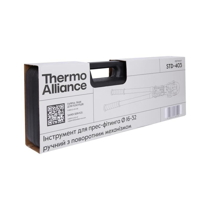 Інструмент для прес-фітинга Thermo Alliance d16-32 ручний з поворотним механізмом STD-403 — фото 9