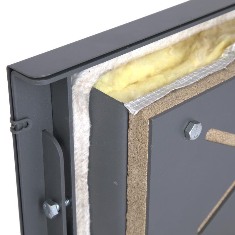 Комплект дверних теплоізоляційних вермикулітових накладок Thermo Alliance Ferrum Plus (14 кВт, 16 кВт, 20 кВт) — фото 3