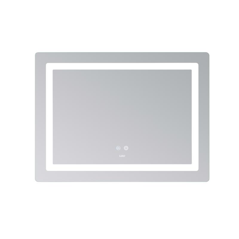 Дзеркало Lidz Kubis (KU2) 800х600 з LED-підсвічуванням Touch, з антизапотіванням, з димером, рег. яскравості LD78LF904806048446 — фото 4