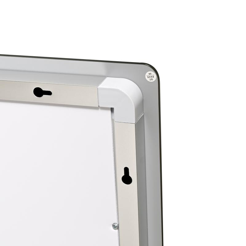 Дзеркало Lidz Kubis (KU2) 800х600 з LED-підсвічуванням Touch, з антизапотіванням, з димером, рег. яскравості LD78LF904806048446 — фото 10