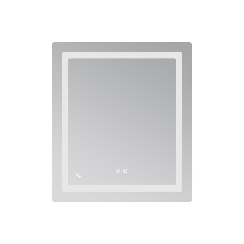 Дзеркало Lidz Kubis 700х800 з LED-підсвічуванням Touch, з антизапотіванням, з димером, рег. яскравості LD78LF904708048447 — фото 3