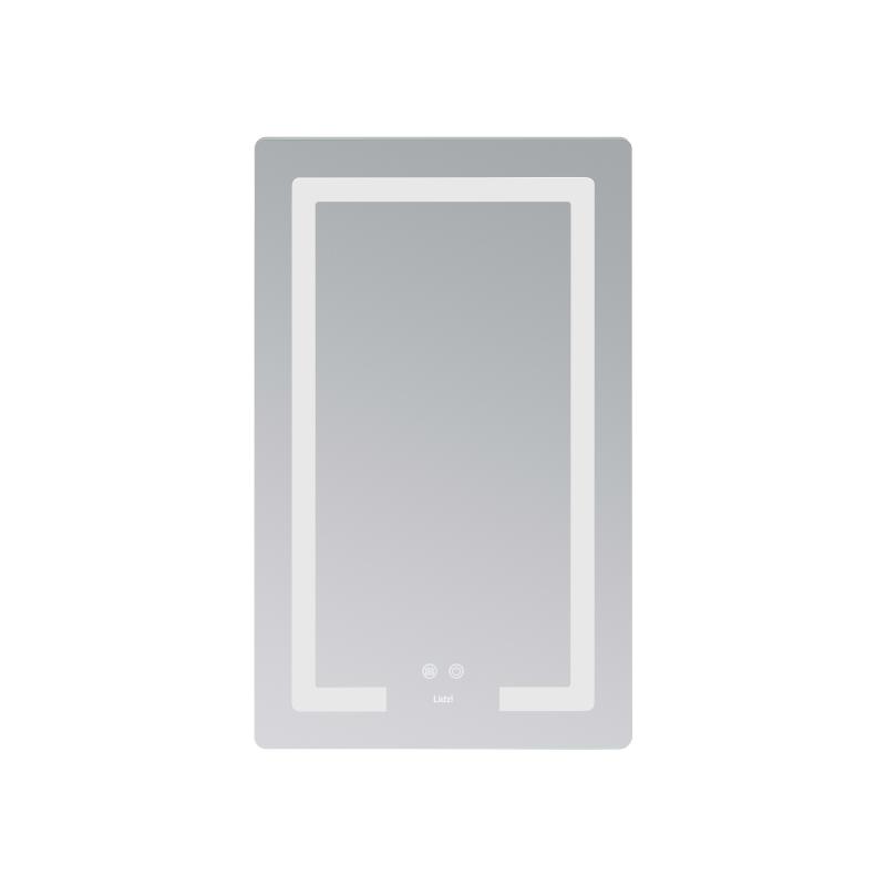 Дзеркало Lidz Kubis (KU2) 500х800 з LED-підсвічуванням Touch, з антизапотіванням, з димером, рег. яскравості LD78LF936508048448 — фото 3