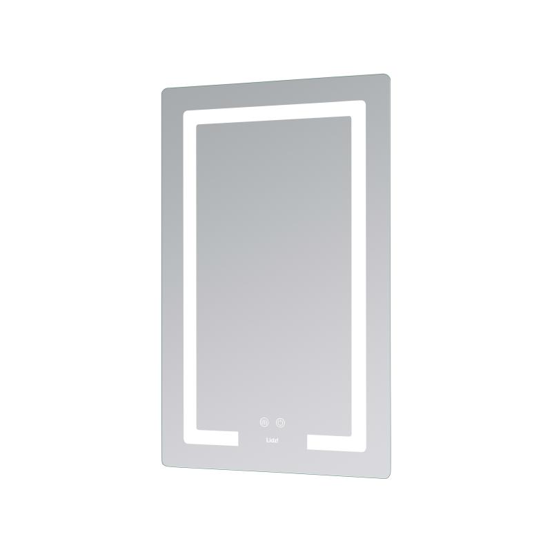 Дзеркало Lidz Kubis (KU2) 500х800 з LED-підсвічуванням Touch, з антизапотіванням, з димером, рег. яскравості LD78LF936508048448 — фото 5