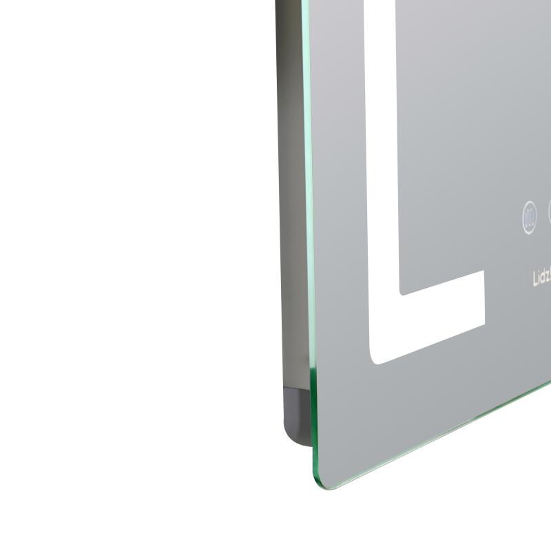 Дзеркало Lidz Kubis (KU2) 500х800 з LED-підсвічуванням Touch, з антизапотіванням, з димером, рег. яскравості LD78LF936508048448 — фото 6