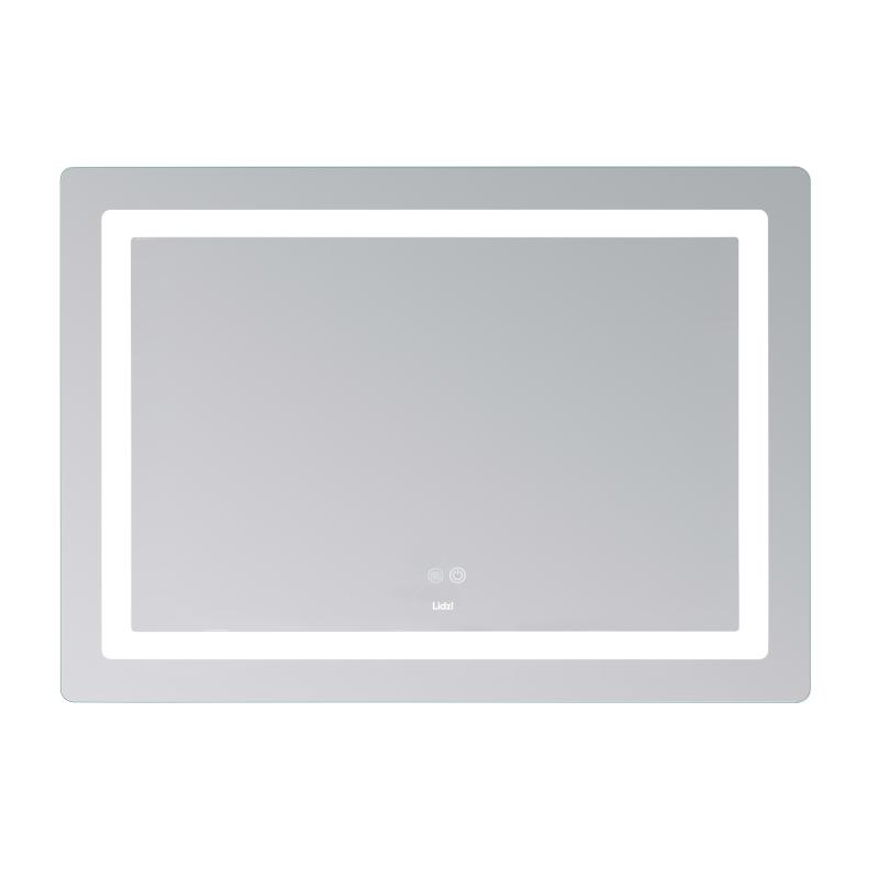 Дзеркало Lidz Kubis (KU2) 1000х800 з LED-підсвічуванням Touch, з антизапотіванням, з димером, рег. яскравості LD78LF6141008048450 — фото 4