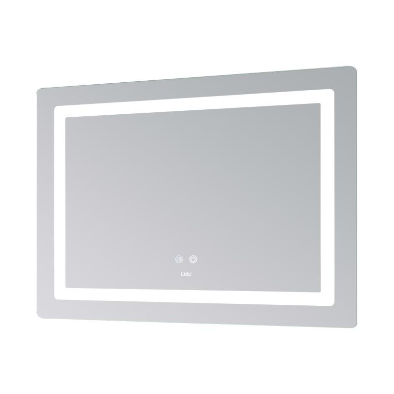 Дзеркало Lidz Kubis (KU2) 1000х800 з LED-підсвічуванням Touch, з антизапотіванням, з димером, рег. яскравості LD78LF6141008048450 — фото 5