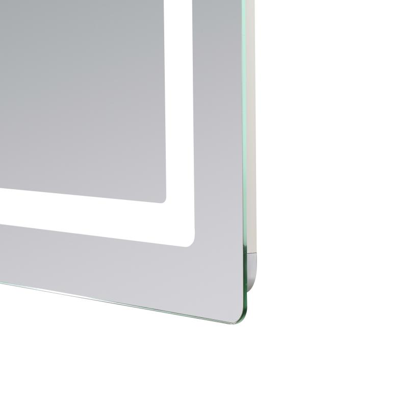Дзеркало Lidz Kubis (KU2) 1000х800 з LED-підсвічуванням Touch, з антизапотіванням, з димером, рег. яскравості LD78LF6141008048450 — фото 7