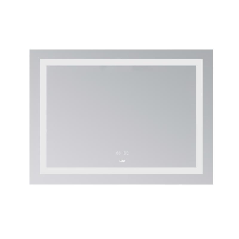 Дзеркало Lidz Kubis (KU1) 900х700 з LED-підсвічуванням Touch, з антизапотіванням, з димером, рег. яскравості LD78LF904907048451 — фото 3