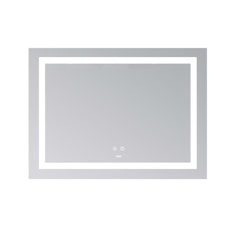 Дзеркало Lidz Kubis (KU1) 900х700 з LED-підсвічуванням Touch, з антизапотіванням, з димером, рег. яскравості LD78LF904907048451 — фото 4