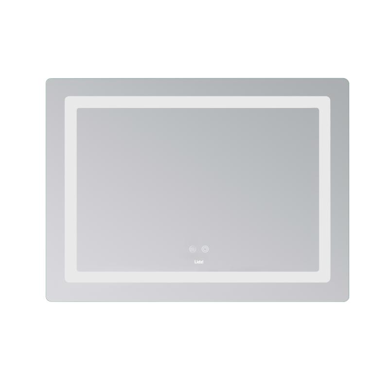 Дзеркало Lidz Kubis (KU2) 900х700 з LED-підсвічуванням Touch, з антизапотіванням, з димером, рег. яскравості LD78LF904907048452 — фото 3