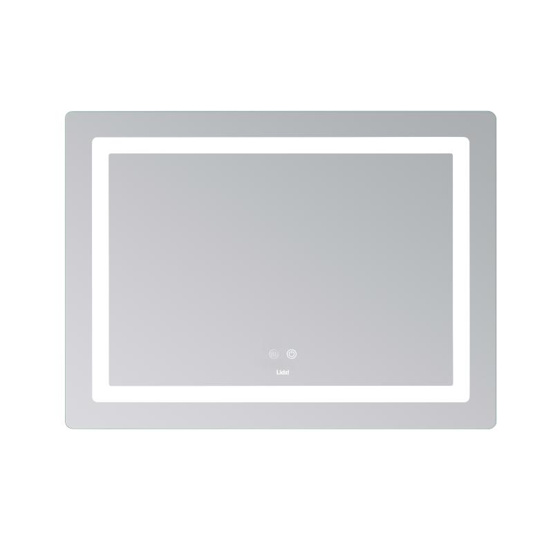 Дзеркало Lidz Kubis (KU2) 900х700 з LED-підсвічуванням Touch, з антизапотіванням, з димером, рег. яскравості LD78LF904907048452 — фото 4