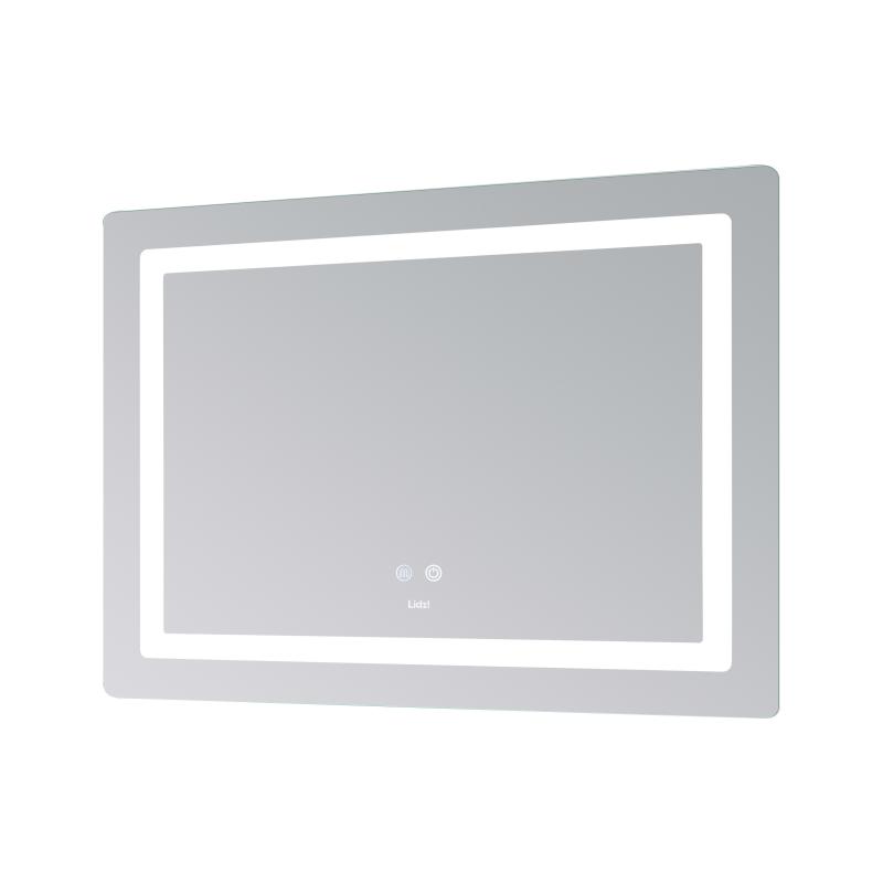 Дзеркало Lidz Kubis (KU2) 900х700 з LED-підсвічуванням Touch, з антизапотіванням, з димером, рег. яскравості LD78LF904907048452 — фото 5