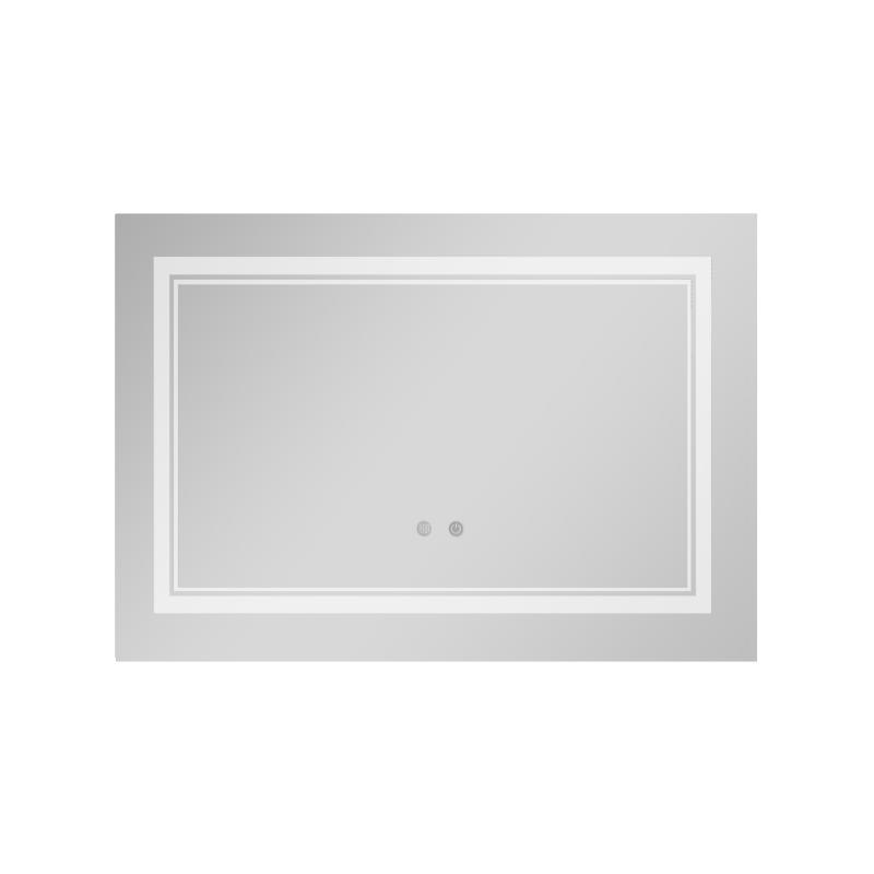 Дзеркало Qtap Cardinal (CA1) 800х600 з LED-підсвічуванням Touch, з антизапотіванням, з димером, рег. темп. кольору (3000-6500K) QT0478C8060 — фото 3