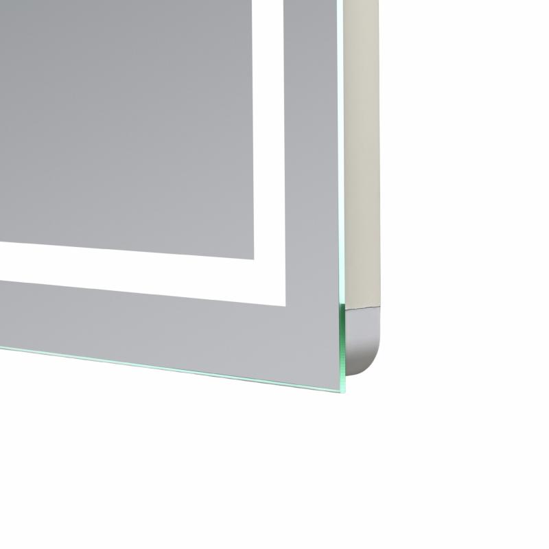 Дзеркало Qtap Mideya (MI1) 800x800 з LED-підсвічуванням Touch, з антизапотіванням, димером, рег. яскравості QT2078NCF808048477 — фото 5