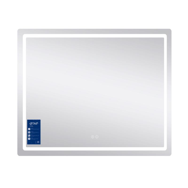 Дзеркало Qtap Mideya (MI2) 900х700 з LED-підсвічуванням Touch, з антизапотіванням, з димером, рег. яскравості QT2078NCF9070 — фото 4