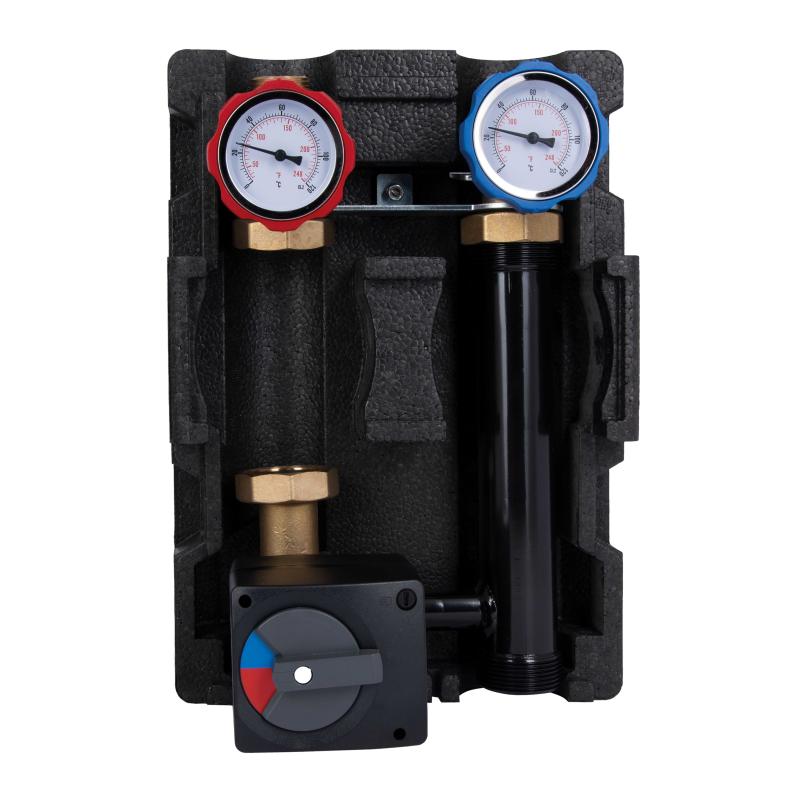 Насосна група Icma №R001 1 1/2"x1" підключення ліворуч, без насоса 93R001AFS53SC — фото 2