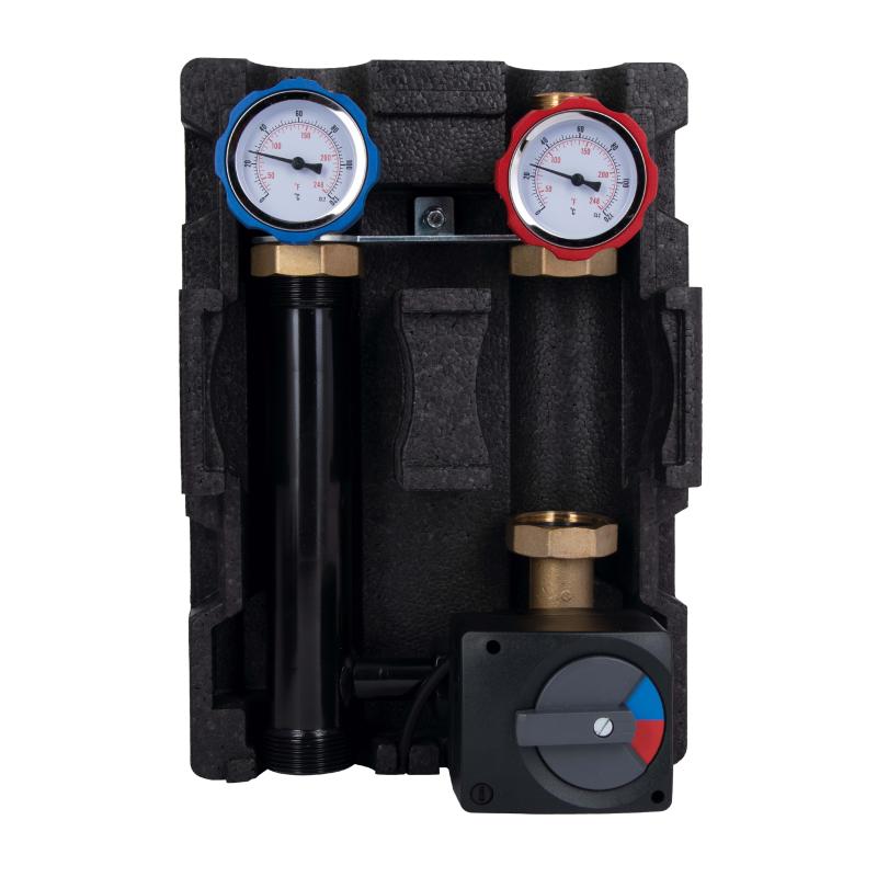 Насосна група Icma №R001 1 1/2"x1" підключення праворуч, без насоса 93R001AFD53SC — фото 2