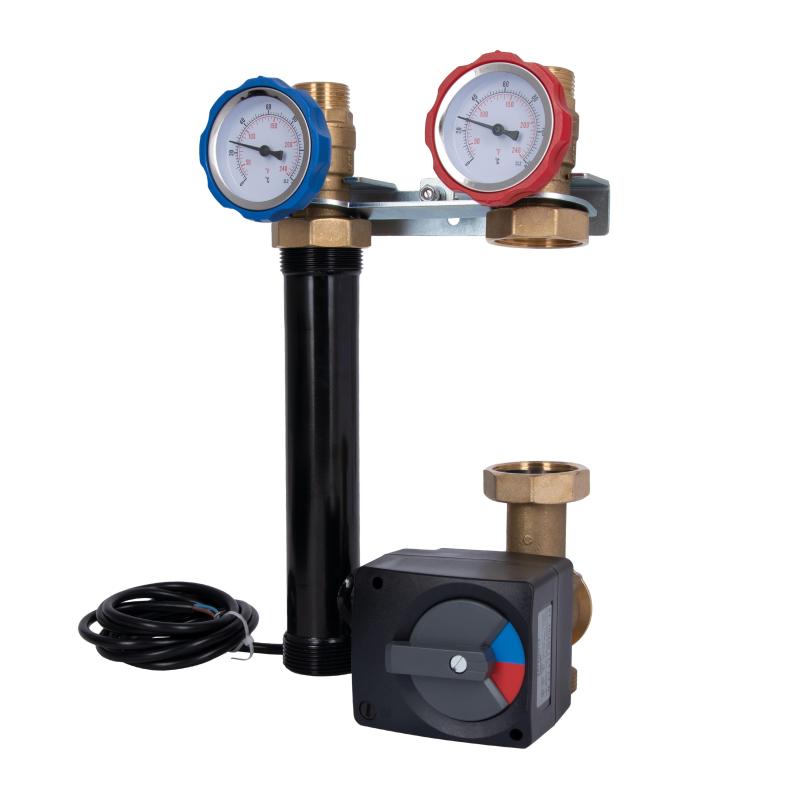 Насосна група Icma №R001 1 1/2"x1" підключення праворуч, без насоса 93R001AFD53SC — фото 4