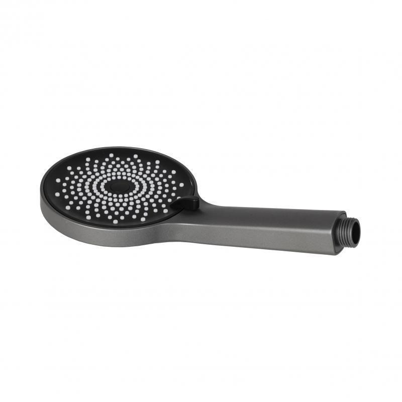 Лійка для ручного душу Lidz Niagara 32 120 мм округла LDNIA32GRP48536 Graphite — фото 3