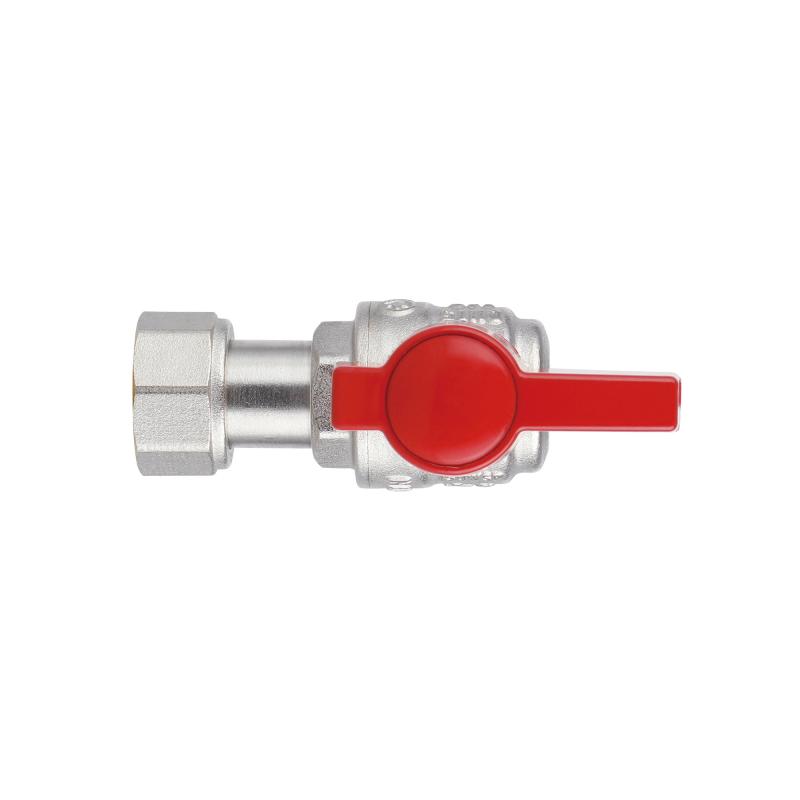 Кран кульовий Thermo Alliance Standart 1/2"ВЗ кутовий, PN40, з накидною гайкою TAS224W15 — фото 7
