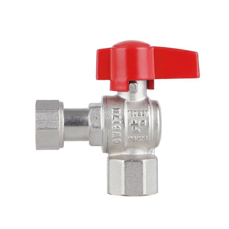 Кран кульовий Thermo Alliance Standart 1/2"ВВ кутовий, PN40, з накидною гайкою TAS223W15 — фото 4