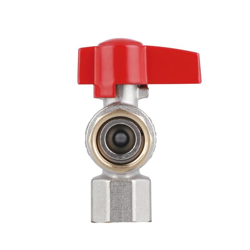 Кран кульовий Thermo Alliance Standart 1/2"ВВ кутовий, PN40, з накидною гайкою TAS223W15 — фото 6