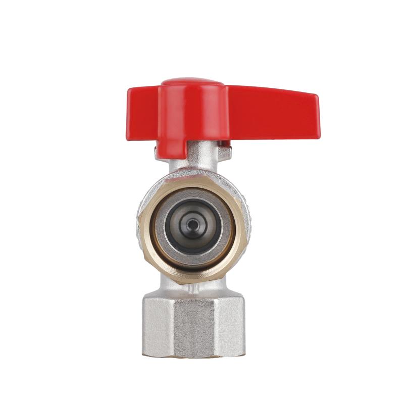 Кран кульовий Thermo Alliance Standart 3/4"ВВ кутовий, PN40, з накидною гайкою TAS223W20 — фото 6