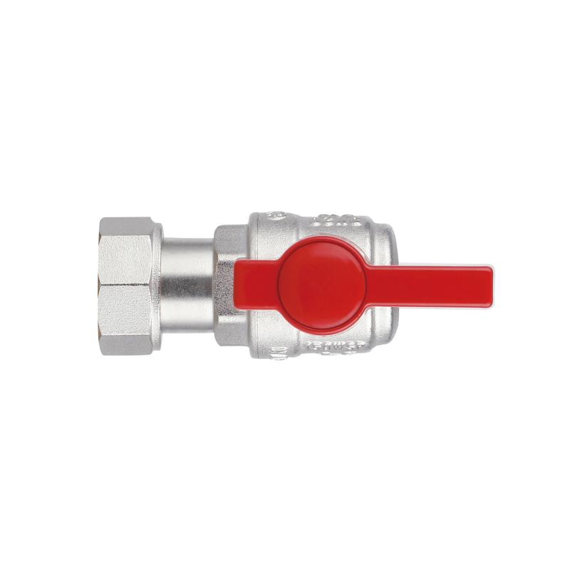 Кран кульовий Thermo Alliance Standart 3/4"ВВ кутовий, PN40, з накидною гайкою TAS223W20 — фото 7