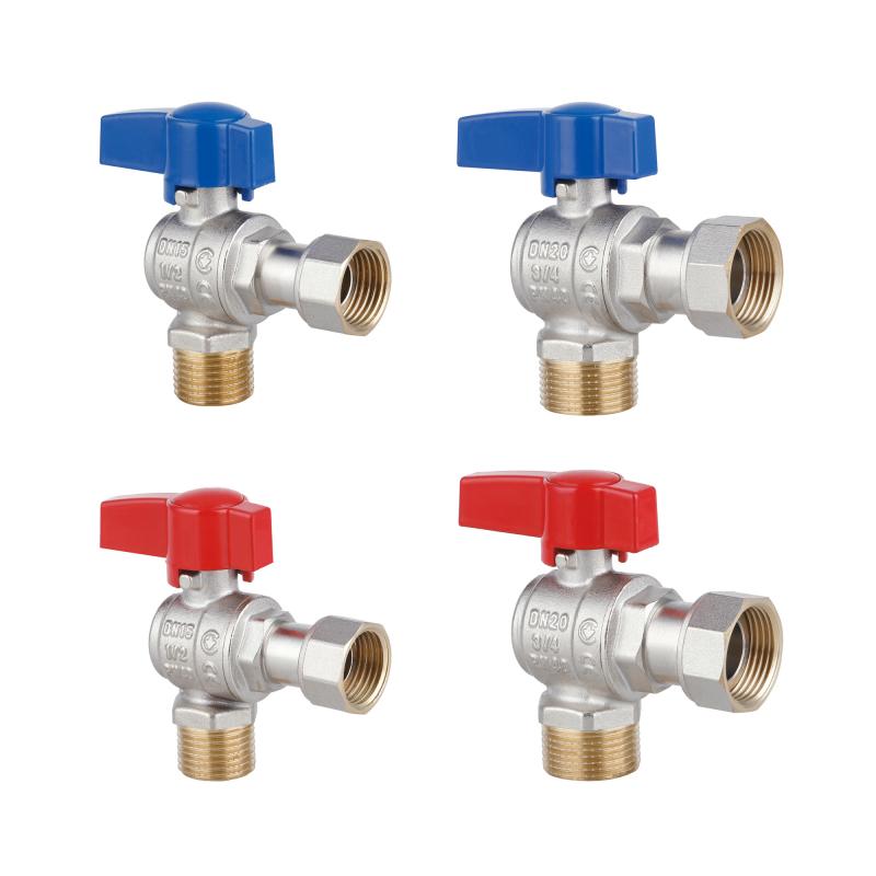 Комплект кутовий кранів Thermo Alliance Standart 1/2"ВН -3/4"ВН з накидною гайкою для підключення котла TAS225RBW1520 — фото 3