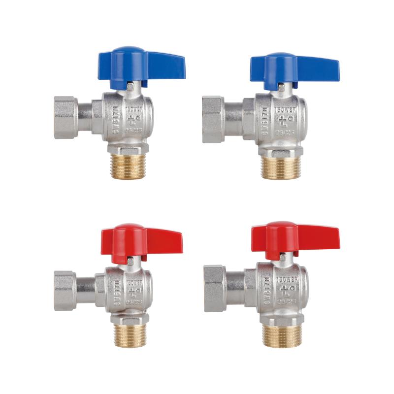 Комплект кутовий кранів Thermo Alliance Standart 1/2"ВН -3/4"ВН з накидною гайкою для підключення котла TAS225RBW1520 — фото 4