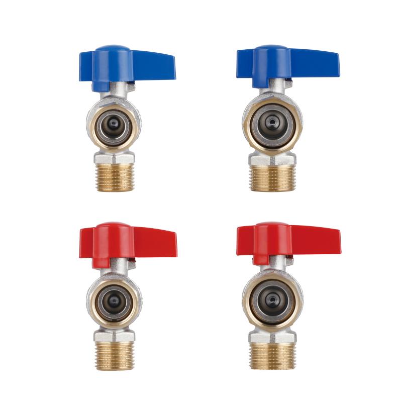 Комплект кутовий кранів Thermo Alliance Standart 1/2"ВН -3/4"ВН з накидною гайкою для підключення котла TAS225RBW1520 — фото 6