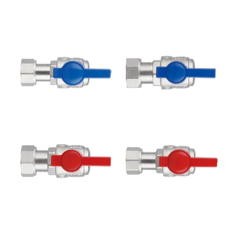 Комплект кутовий кранів Thermo Alliance Standart 1/2"ВН -3/4"ВН з накидною гайкою для підключення котла TAS225RBW1520 — фото 7