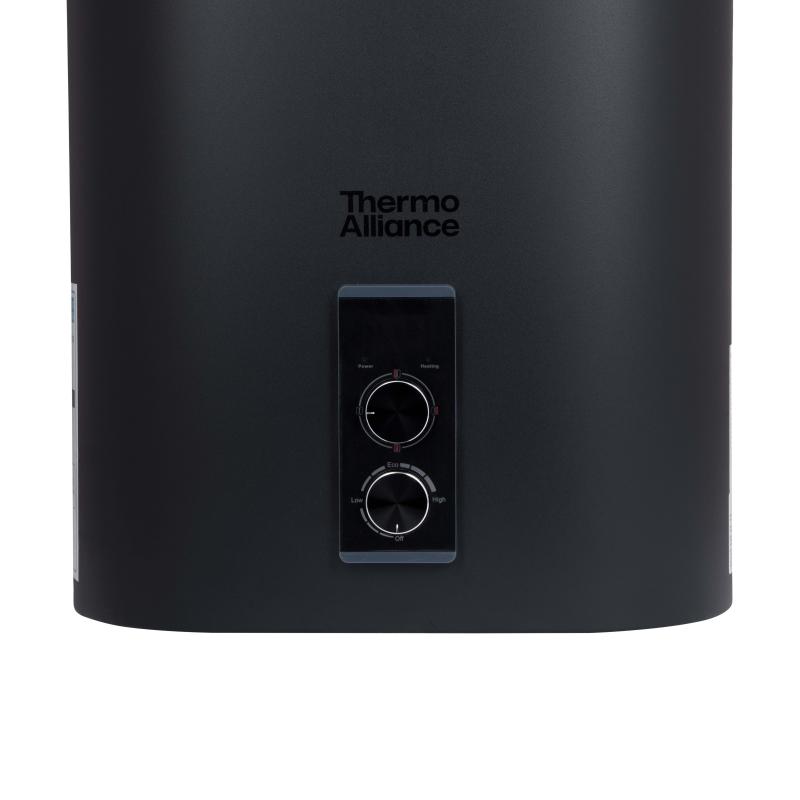 Водонагрівач електричний Thermo Alliance 50 л Black, плоский вертикальний, мокрий ТЕН 2 кВт (0,8+1,2) DT50V20G(PD)/2В — фото 5