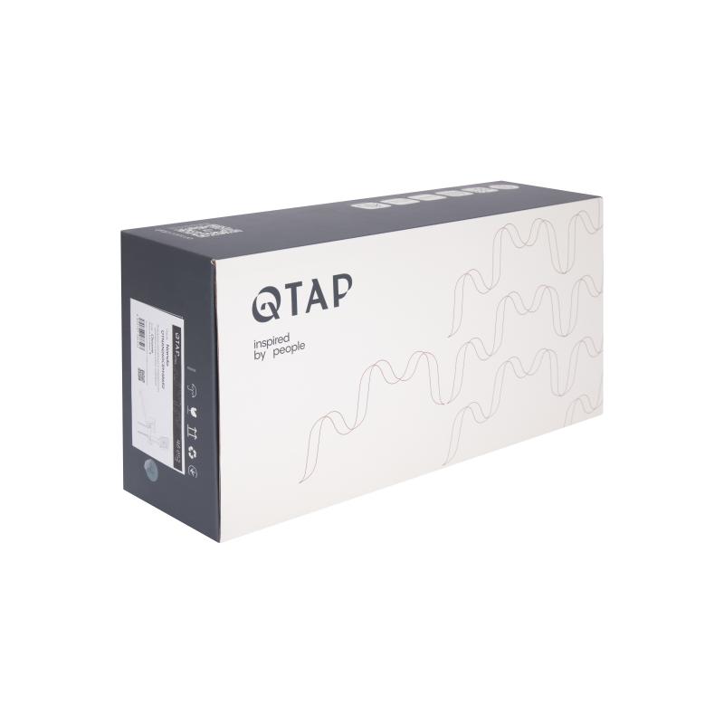 Змішувач для ванни Qtap Nando з довгим поворотним виливом та душовим гарнітуром QTNAN260CRM48652 Chrome — фото 8