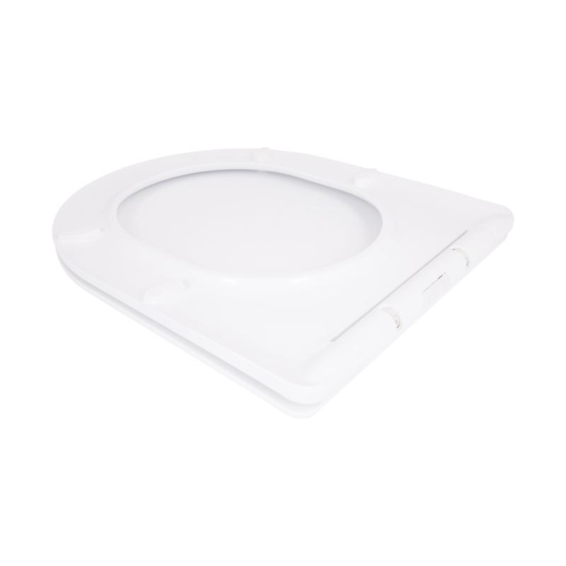 Qtap Сидіння для унітаза (Jay 640, Swan 640) 422x360x30 мм, White, з мікроліфтом, Slim Duroplast, Quick Release QTSC179W48699 — фото 3