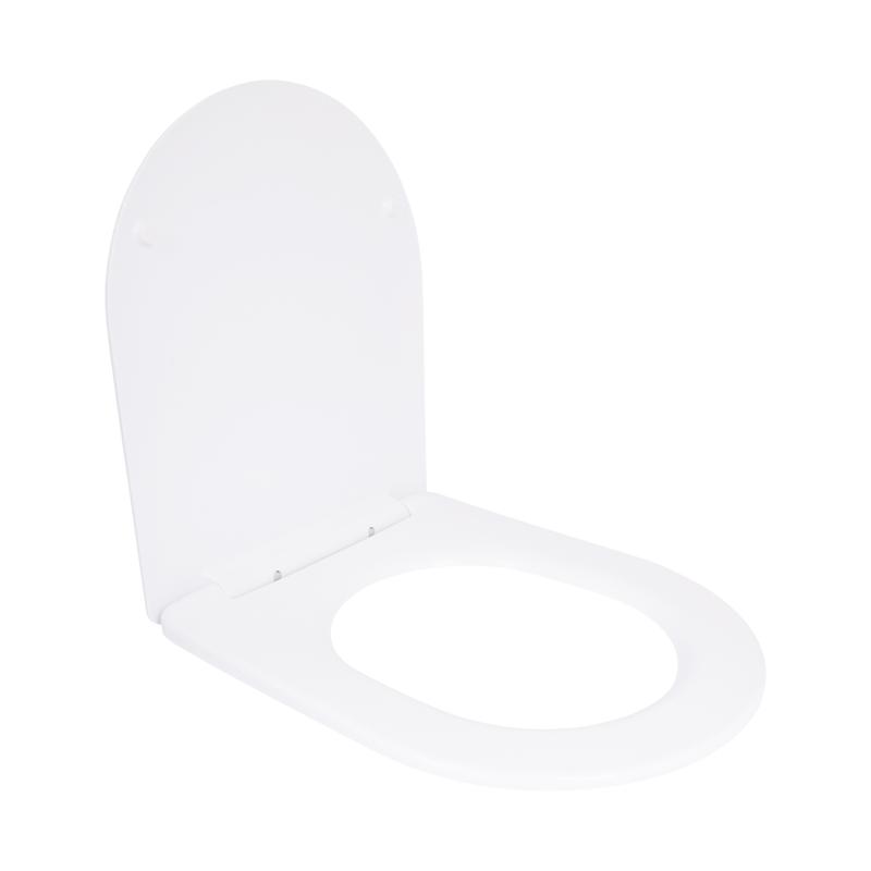 Qtap Сидіння для унітаза (Jay 640, Swan 640) 422x360x30 мм, White, з мікроліфтом, Slim Duroplast, Quick Release QTSC179W48699 — фото 4