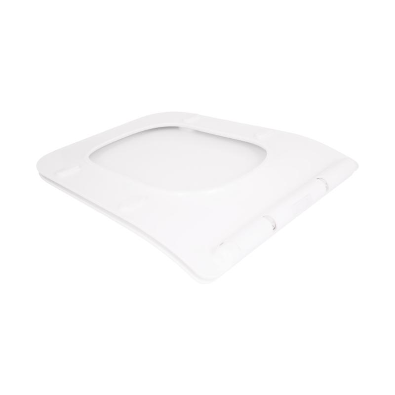 Qtap Сидіння для унітаза (Crow 640) 460x350x47 мм, White, з мікроліфтом, Slim Duroplast, Quick Release QTSC179W48700 — фото 3