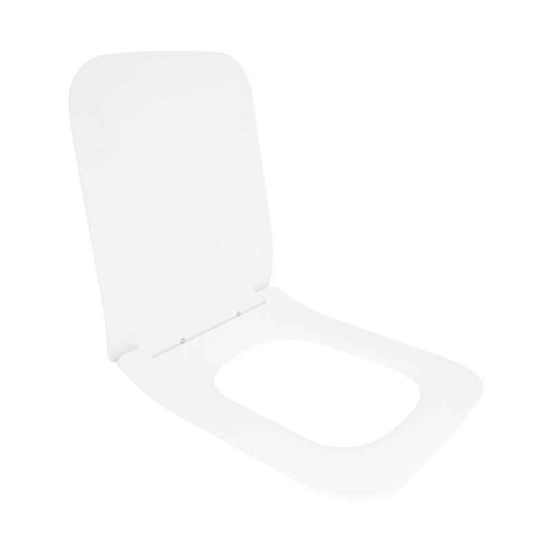 Qtap Сидіння для унітаза (Crow 640) 460x350x47 мм, White, з мікроліфтом, Slim Duroplast, Quick Release QTSC179W48700 — фото 4