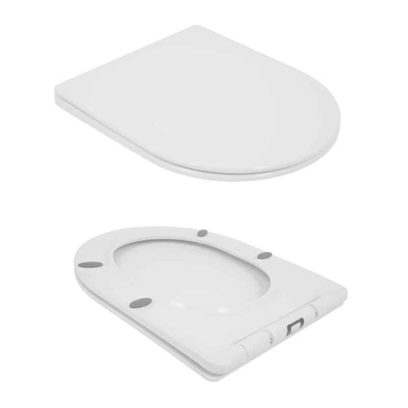 Унітаз підлоговий Qtap Jay Eco Ultra Quiet з сидінням Soft-close 640x360x835 мм QTJAY27W48749 White — фото 8