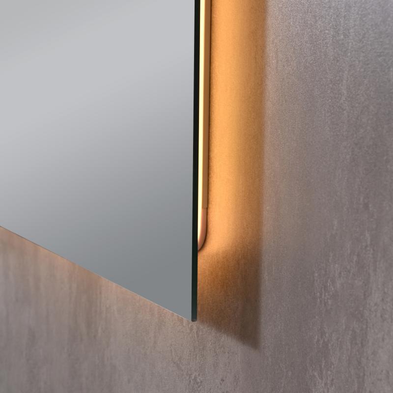 Дзеркало Qtap Taurus (TA1) 1000×800 мм з LED-підсвічуванням Touch, з антизапотіванням, з димером, рег. темп. кольору (3000-6500K) QTTAU100080048956 — фото 3